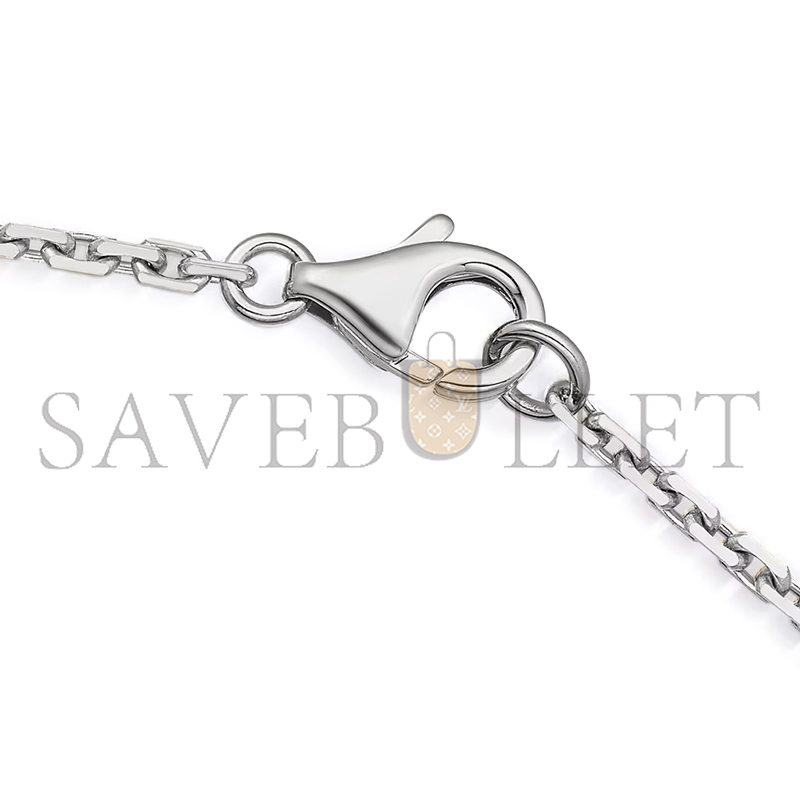 CARTIER LOVE NECKLACE, SEMI-PAVED B7013700